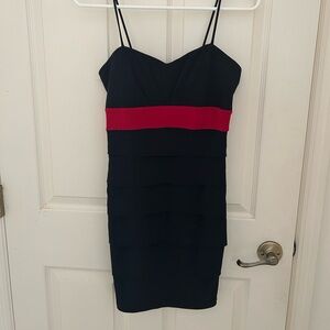 Little black dress… can’t go wrong. The stress is super cute on.